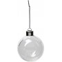 Boules en verre - transparentes - 8 pcs