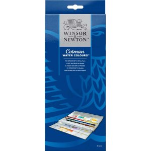 Peinture aquarelle W&N Cotman - Studio set 24 couleurs Peinture aquarelle W&N Cotman - Studio set 24 couleurs
