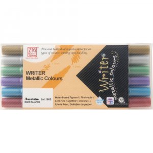 Set d'écriture Metallic Writer - 6 stylos Set d'écriture Metallic Writer - 6 stylos