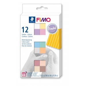 Set de modelage Fimo Soft 12x1/2 - Pastel Set de modelage Fimo Soft 12x1/2 - Pastel