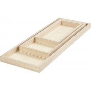 Plateaux - oblongs - 3 pcs Plateaux - oblongs - 3 pcs