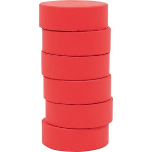 Rondelles de couleur 55-57 mm - rouge - 6 pcs Rondelles de couleur 55-57 mm - rouge - 6 pcs