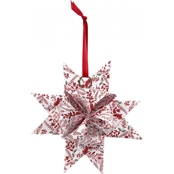 Bandes toiles - rouge - blanc - 6,5+11,5 cm, 48 bandes