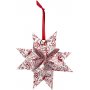 Bandes toiles - rouge - blanc - 6,5+11,5 cm, 48 bandes