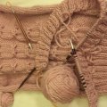 Image client C�ble simple KnitPro Rouge - 100 cm