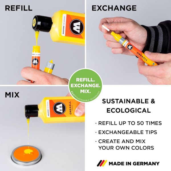 Marqueurs acryliques One4All Twin 1,5 + 4 mm Marqueurs acryliques One4All Twin 1,5 + 4 mm