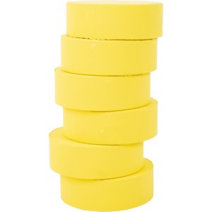 Rondelles de couleur 55-57 mm - jaune clair - 6 pcs Rondelles de couleur 55-57 mm - jaune clair - 6 pcs