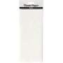 Papier de soie - blanc - 50 x 70 cm - 14 g -10 feuilles