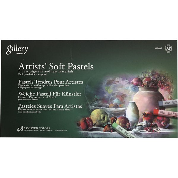 Pastels secs Gallery - couleurs mélangées - 48 pcs Pastels secs Gallery - couleurs mélangées - 48 pcs