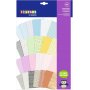 Papier design autocollant - 25 feuilles