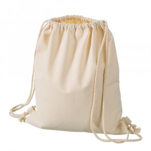 Sac à dos en coton 36x42 cm - naturel Sac à dos en coton 36x42 cm - naturel