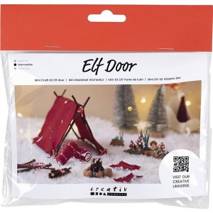Mini Kit DIY Porte du Père Noël - En camping Mini Kit DIY Porte du Père Noël - En camping