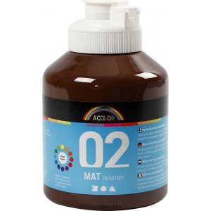 Peinture scolaire - Acrylique - marron - mate - 500 ml Peinture scolaire - Acrylique - marron - mate - 500 ml