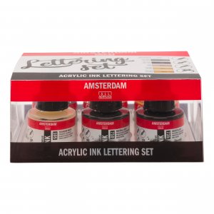Marqueur acrylique Amsterdam 6x30 ml - Lettrage Marqueur acrylique Amsterdam 6x30 ml - Lettrage