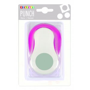 Cercle de perforation 3,8 cm - Rose/blanc Cercle de perforation 3,8 cm - Rose/blanc