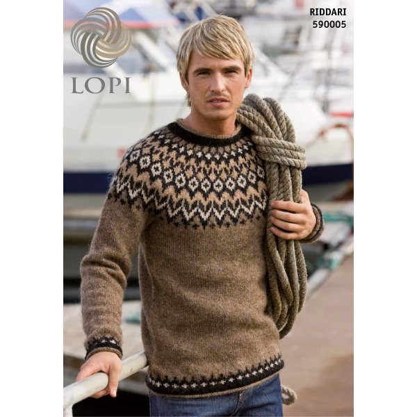 Patron Tricot - Pull Islandais Riddari