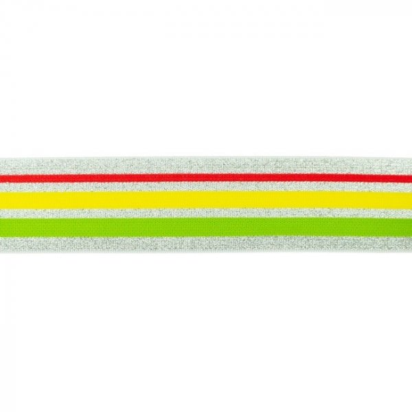 Elastique - Lurex - argent
