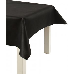 Nappe en imitation tissu - noir - 10 m Nappe en imitation tissu - noir - 10 m