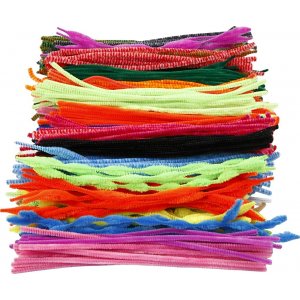 Cure-pipe - couleurs mélangées - 500 pcs Cure-pipe - couleurs mélangées - 500 pcs