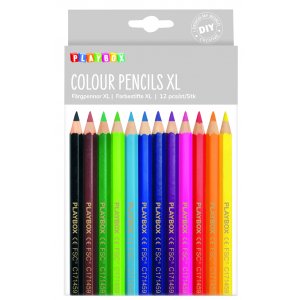 Crayons de couleur 12 �paisseurs