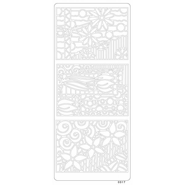 Peel offs - Patron carte 1