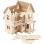 Figurine de chantier 3D - Maison avec balcon