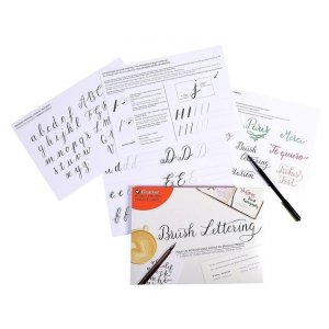 Cartes d'entraînement pour le brushletter Cartes d'entraînement pour le brushletter
