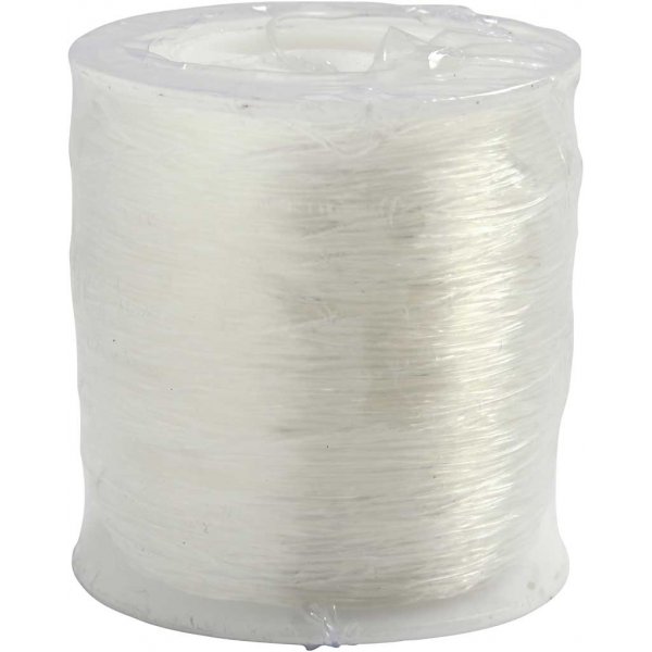 Fil lastique bijoux - 0,8 mm - rond - 100 m