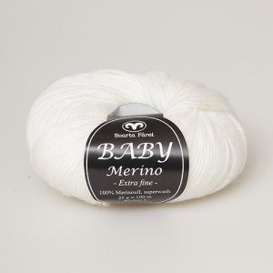 Fil mérinos Black Sheep Baby 25g - Écru (05) Fil mérinos Black Sheep Baby 25g - Écru (05)