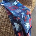 Image client Tissu coton / Tissu en drap / Tissu uni - Code couleur : 115 - bleu marine - 150 cm