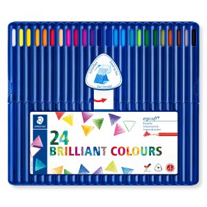 Crayons de couleur Ergo soft - 24 crayons Crayons de couleur Ergo soft - 24 crayons