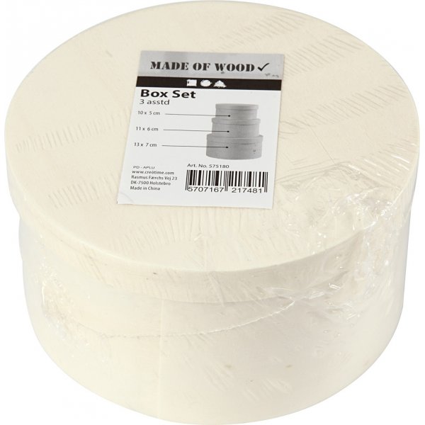 Bote  chips ronde - 3 pcs