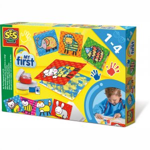 Mon premier - peinture au doigt et carte Mon premier - peinture au doigt et carte