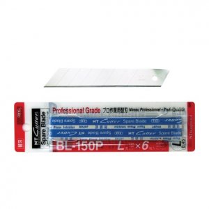 Lame de coupe NT Cutter 18mm BL-150P 6-pack Lame de coupe NT Cutter 18mm BL-150P 6-pack