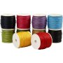 Cordon coton - couleurs fortes - 10x50 m