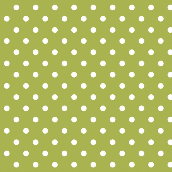 Toile cire PVC Dot - Citron vert
