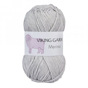 Fil Viking Mérinos 50g - Gris perle (812) Fil Viking Mérinos 50g - Gris perle (812)