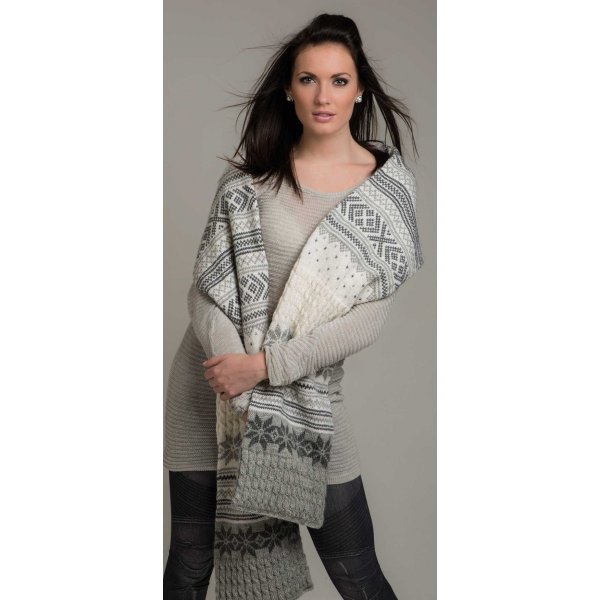 Patron tricot - charpe (1213-20)