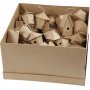 Nichoirs - papier mch - Mini - 6 x 10 pcs