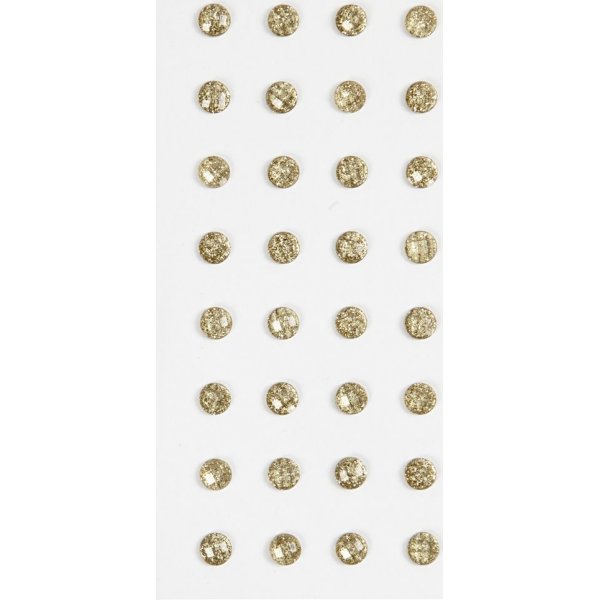 Strass - or - 8 mm - 32 pcs