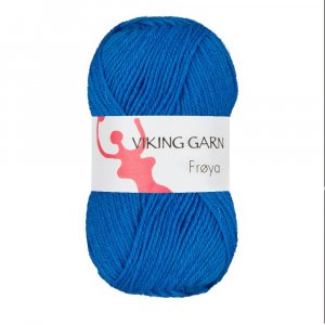 Fil Viking Fröya 50g - Bleu roi (224) Fil Viking Fröya 50g - Bleu roi (224)