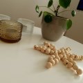 Image client Boules en bois environ 100 pi�ces 15 mm.