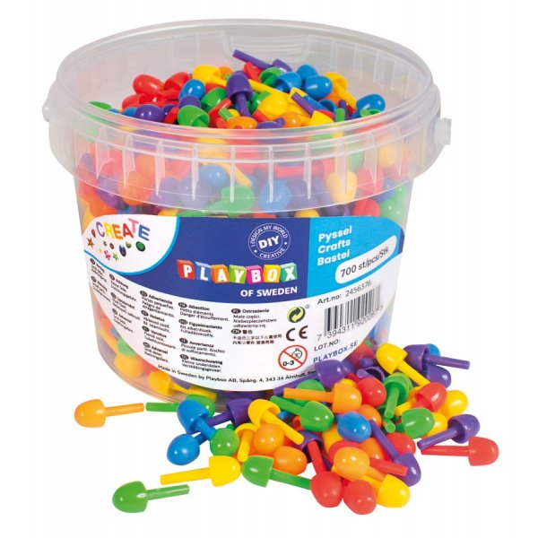 Mosaque de couleurs en seau Petit esprit - 700 pcs
