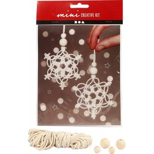 Mini Kit DIY - macramé cristal de glace/flocon de neige Mini Kit DIY - macramé cristal de glace/flocon de neige