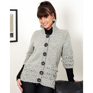 Patron tricot - Cardigan manches courtes Patron tricot - Cardigan manches courtes