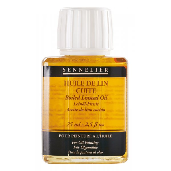Huile mdium Sennelier - Huile de Lin bouillie
