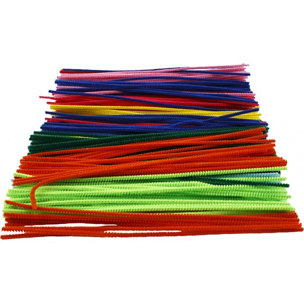 Cure-pipe - 4 mm - couleurs mlanges - 300 pcs