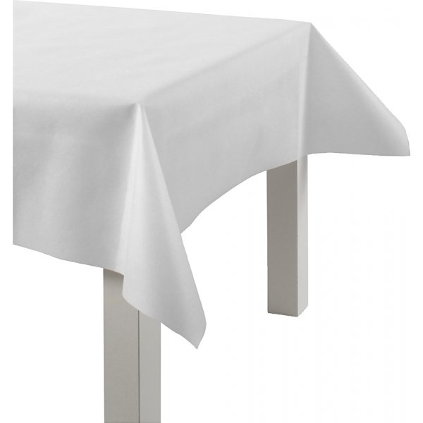 Nappe en imitation tissu - blanc - 10 m