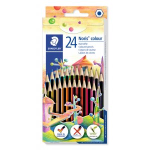 Crayons de couleur Noris - 24 crayons de différentes couleurs Crayons de couleur Noris - 24 crayons de différentes couleurs
