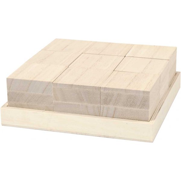 Blocs en bois - 9 pices